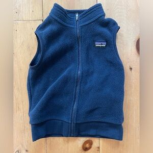 Toddler boys Patagonia fleece vest size 3T